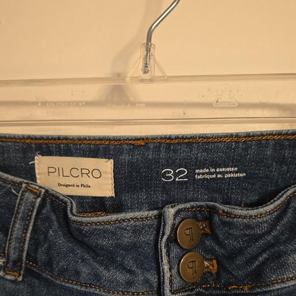 Pilcro Anthropoligy Dark Blue Jeans 32 - Picture 2 of 3
